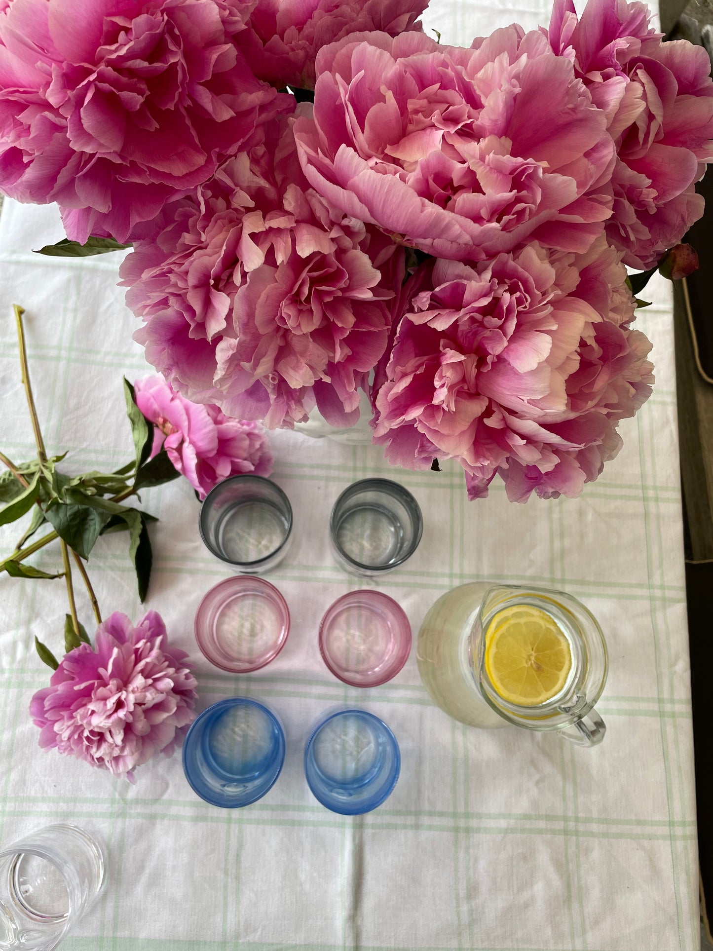 British handblown drinking glasses